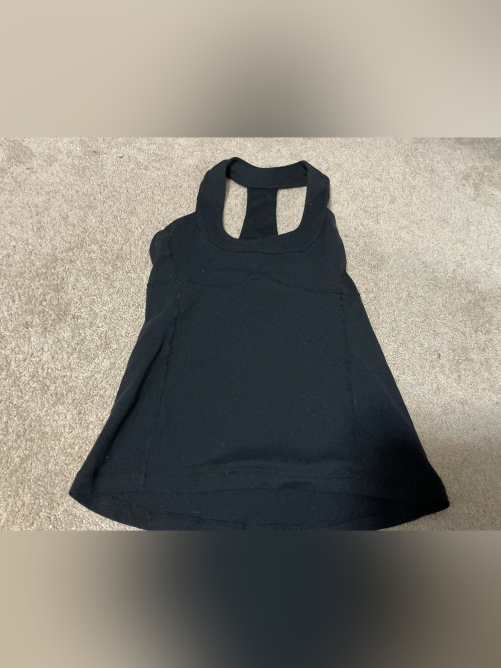 lululemon athletica Black Racerback Tank - Lightweight Athletic Fit